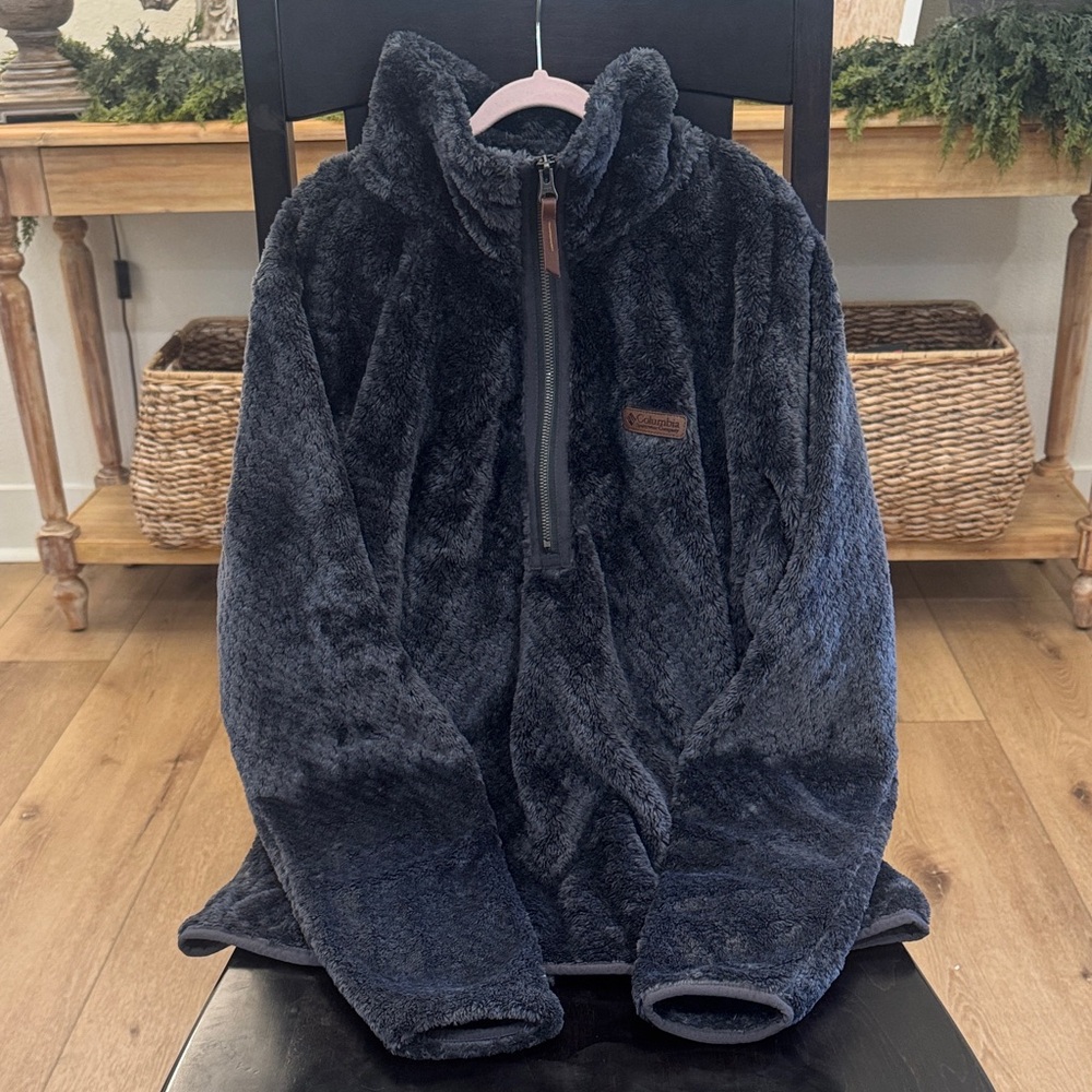 Cozy Black Fleece Puffer Jacket